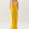 DECO ROULEAU DRESS MARIGOLD