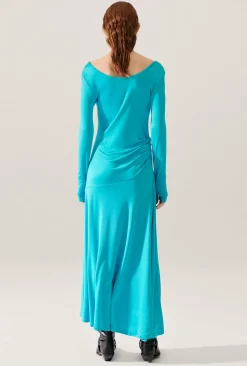 JERSEY LONG SLEEVE DRESS OXYGEN