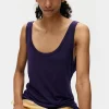JERSEY MODAL SCOOP TANK NIGHTSHADE