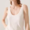 JERSEY SCOOP TANK WHITE