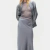 LONG BIAS CUT SKIRT STORM