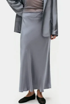 LONG BIAS CUT SKIRT STORM