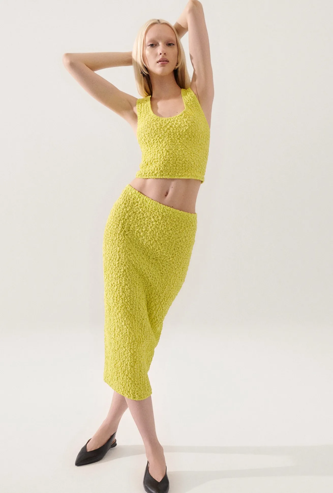 POPCORN CROPPED CAMI ABSINTHE