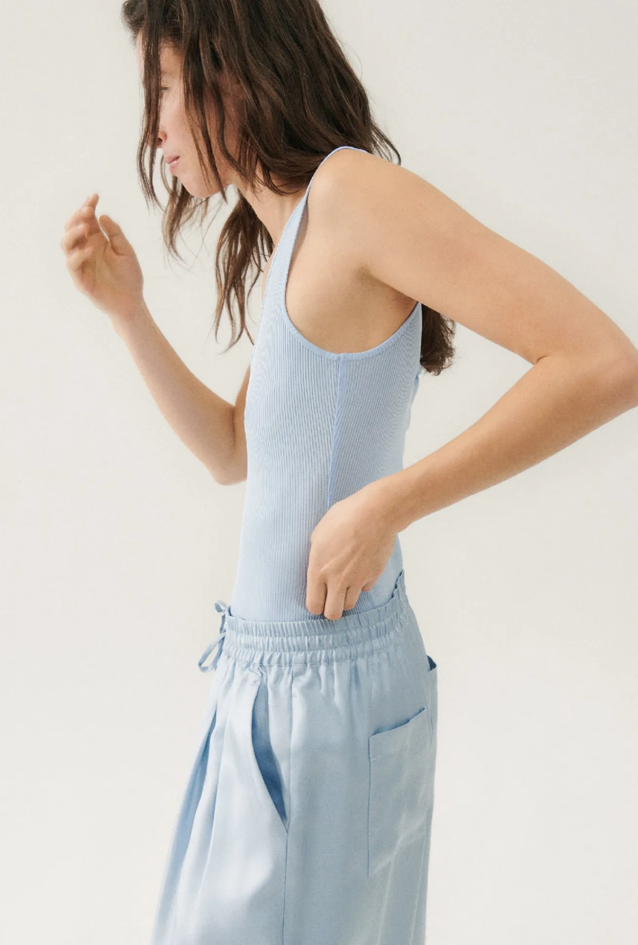 RIBBED TANK SKY