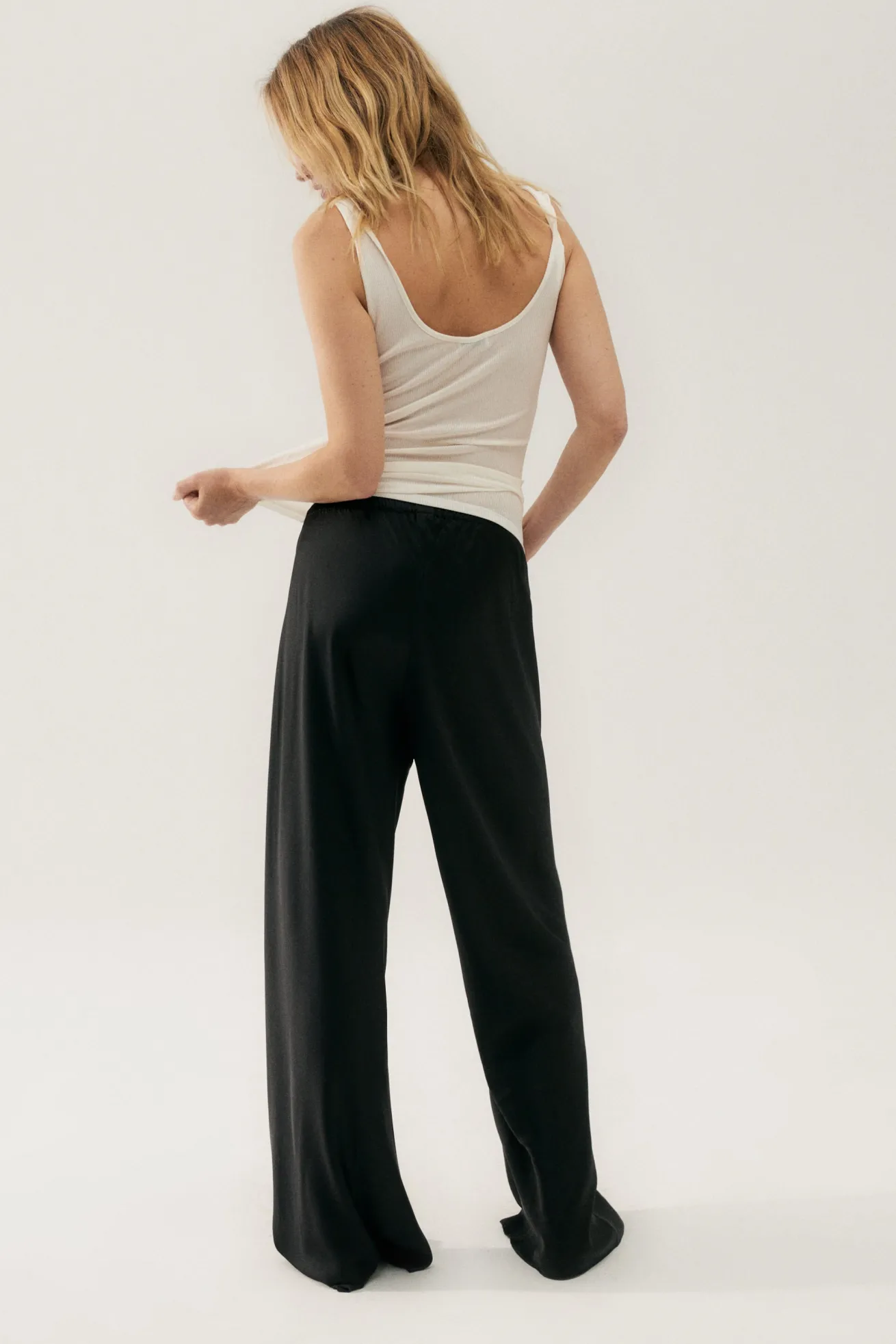 RIBBED TANK WHITE