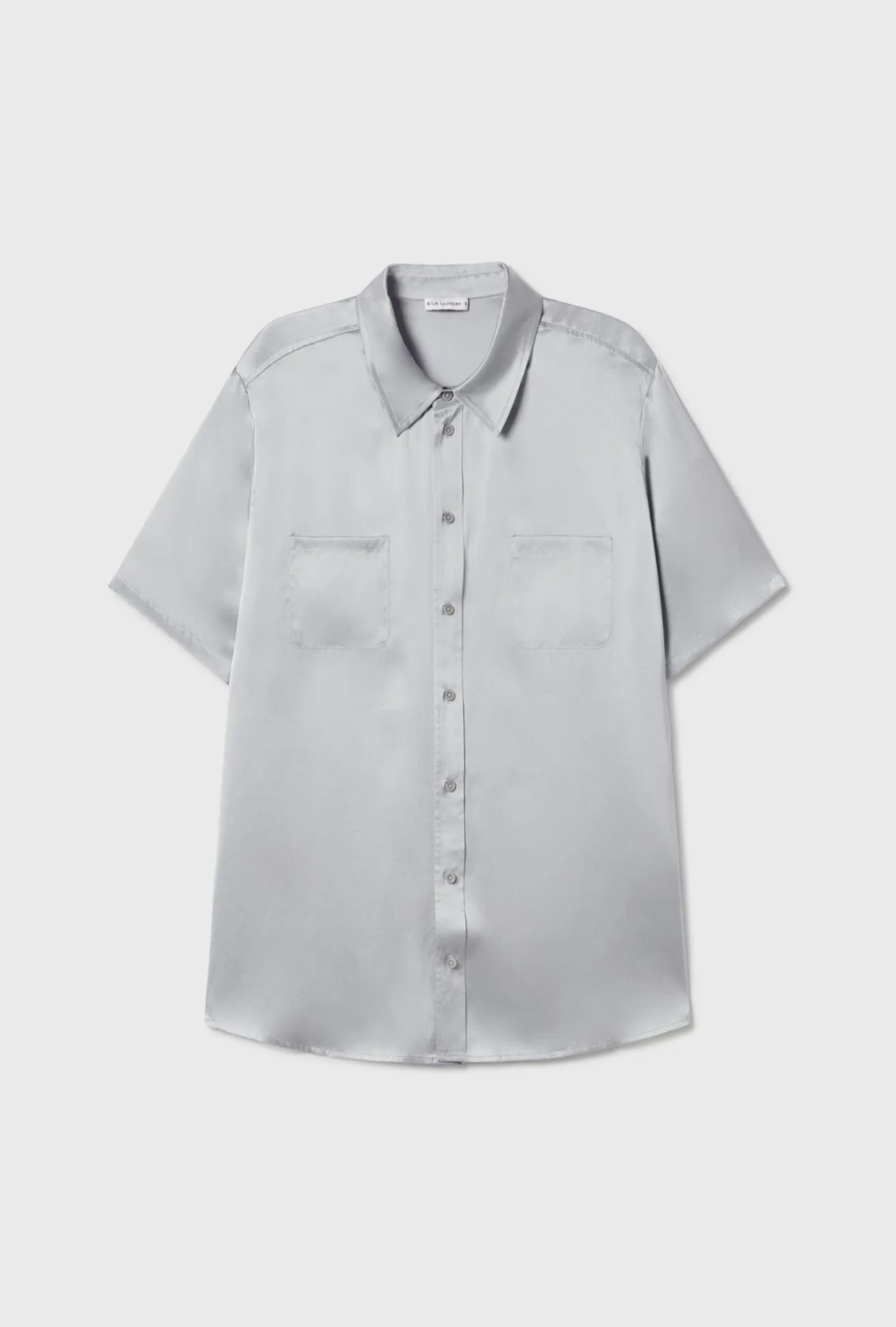 SHORT SLEEVE BOYFRIEND SHIRT ALABASTER