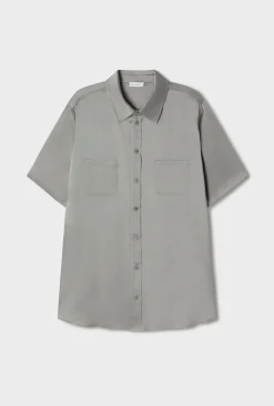 SHORT SLEEVE BOYFRIEND SHIRT MOON