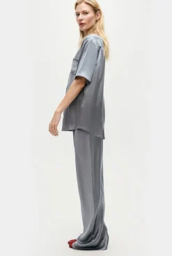 SHORT SLEEVE BOYFRIEND SHIRT STORM