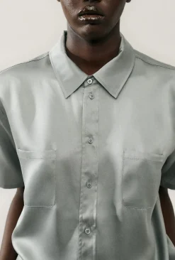 SHORT SLEEVE BOYFRIEND SHIRT MOON