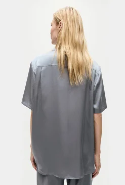 SHORT SLEEVE BOYFRIEND SHIRT STORM