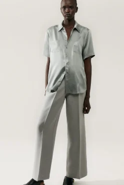 SHORT SLEEVE BOYFRIEND SHIRT MOON