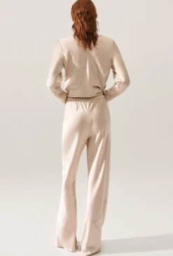 SPLICE BIAS CUT PANTS HAZELNUT